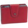 Компактный женский кошелек из качественной кожи красного цвета Visconti Poppy 69129 - 1