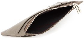 Тонкий картхолдер из натуральной кожи в цвете тауп KARYA (15575)