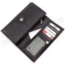 Черный женский кошелек с блоком для карточек KARYA (1014-45) - 2