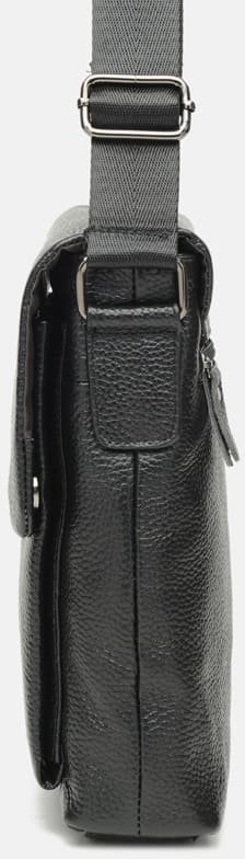 Вертикальная мужская сумка-планшет из натуральной кожи с клапаном Keizer (15625)