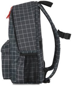 Городской стильный рюкзак для подростка серого цвета в большую клетку Bagland 111430