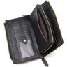 Класичний чоловічий гаманець клатч чорного кольору VINTAGE STYLE (14442) - 6