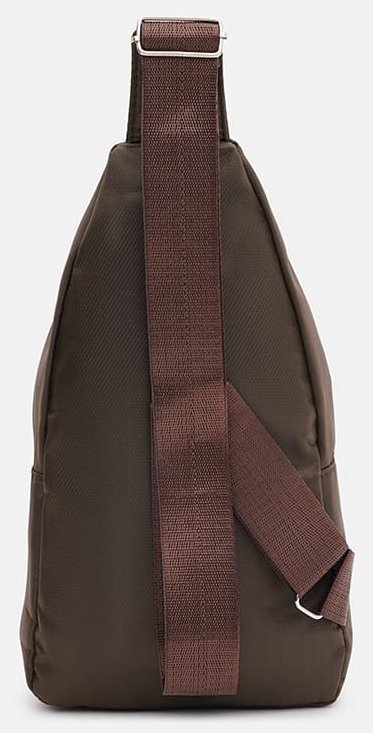 Коричнева недорога чоловіча сумка-слінг із текстилю Monsen 71630