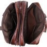 Большая деловая кожаная сумка в стиле винтаж VINTAGE STYLE (14385) - 7