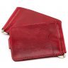 Яскравий затиск для грошей червоного кольору ST Leather (16871) - 3