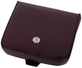 Коричневый футляр для бижутерии Diamond из натуральной кожи Vip Collection 102530