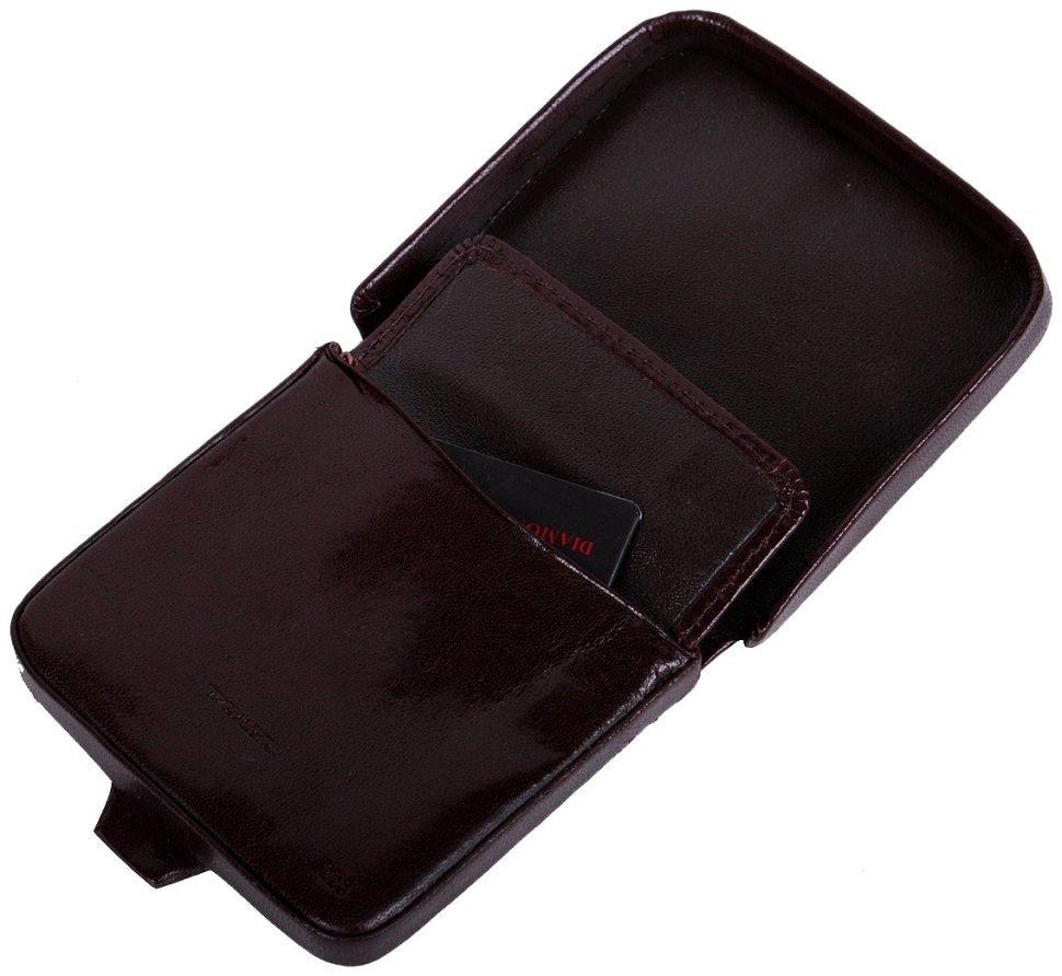 Коричневый футляр для бижутерии Diamond из натуральной кожи Vip Collection 102530 фото №3 Коричневый футляр для бижутерии Diamond из натуральной кожи Vip Collection 102530 modnotak фото №3