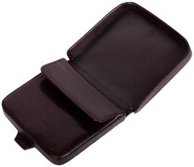 Коричневый футляр для бижутерии Diamond из натуральной кожи Vip Collection 102530