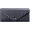 Кожаный кошелек темно-синего цвета на кнопке BlankNote Керри (12526) - 1