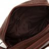 Маленька чоловіча сумка на плече з натуральної шкіри коричневого кольору Tiding Bag (15733) - 3