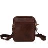 Маленькая мужская сумка на плечо из натуральной кожи коричневого цвета Tiding Bag (15733) фото №4 Маленькая мужская сумка на плечо из натуральной кожи коричневого цвета Tiding Bag (15733) modnotak фото - 4