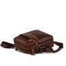 Маленькая мужская сумка на плечо из натуральной кожи коричневого цвета Tiding Bag (15733) фото №5 Маленькая мужская сумка на плечо из натуральной кожи коричневого цвета Tiding Bag (15733) modnotak фото - 5