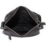 Компактная мужская черная сумка через плечо из мягкой кожи Tiding Bag (15807) фото №5 Компактная мужская черная сумка через плечо из мягкой кожи Tiding Bag (15807) modnotak фото - 5