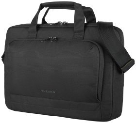 Текстильная сумка для ноутбука до 14" через плечо Tucano Star черного цвета 103630