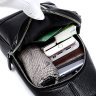 Мужская черная кожаная сумка-слинг на плечо с застежкой на молнию Tiding Bag (15884) фото №5 Мужская черная кожаная сумка-слинг на плечо с застежкой на молнию Tiding Bag (15884) modnotak фото - 5