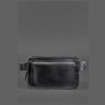 Черная поясная сумка из натуральной кожи BlankNote Dropbag Maxi (12687) - 4