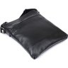 Тонкая классическая мужская сумка-планшет через плечо из кожи флотар SHVIGEL (11603) - 3