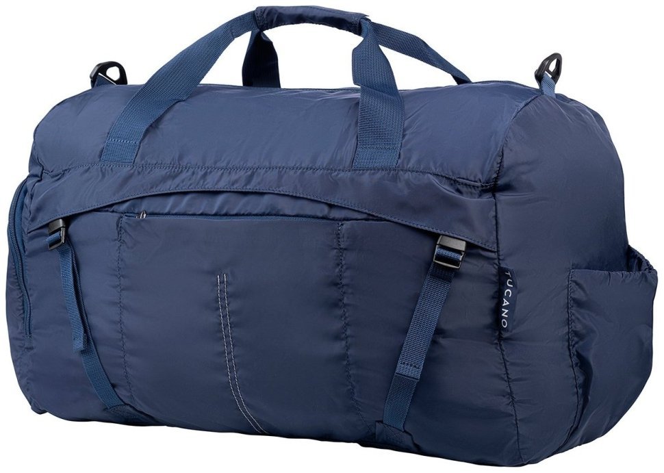 Сумка розкладна дорожня Tucano Eco Compatto XL, синя modnotak фото №3