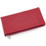 Длинный женский кошелек из натуральной кожи в ярком красном цвете ST Leather 73830 - 4