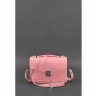 Рожева сумка-кроссбоді з натуральної шкіри українського виробництва BlankNote Lola (12795) - 6