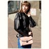 Розовая сумка-кроссбоди из натуральной кожи украинского производства BlankNote Lola (12795) - 7