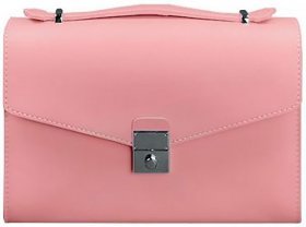 Рожева сумка-кроссбоді з натуральної шкіри українського виробництва BlankNote Lola (12795)