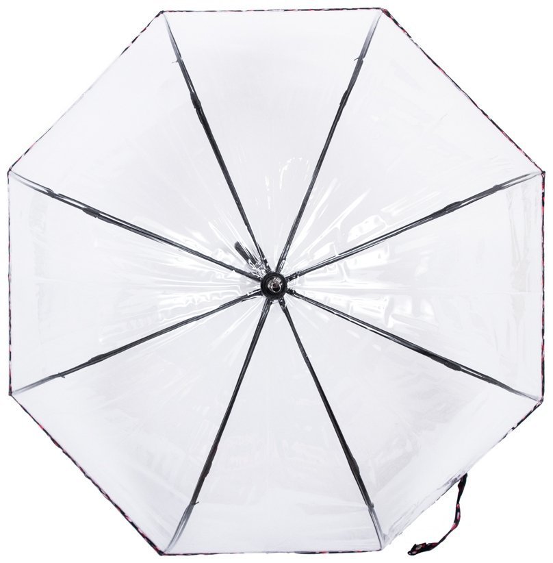 Зонт женский Fulton L866 Birdcage-2 Luxe Love Hearts (Трость, механика, прозрачный с принтом сердечек) 94130 фото №4 Зонт женский Fulton L866 Birdcage-2 Luxe Love Hearts (Трость, механика, прозрачный с принтом сердечек) 94130 modnotak фото №4