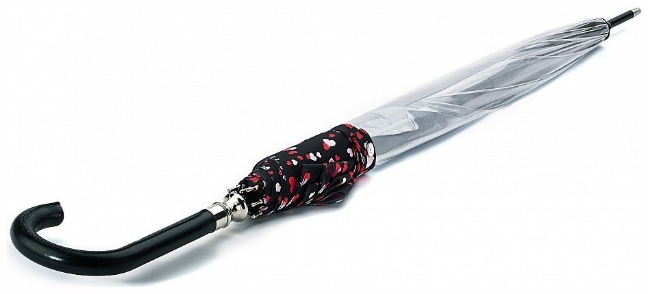 Зонт женский Fulton L866 Birdcage-2 Luxe Love Hearts (Трость, механика, прозрачный с принтом сердечек) 94130 фото №6 Зонт женский Fulton L866 Birdcage-2 Luxe Love Hearts (Трость, механика, прозрачный с принтом сердечек) 94130 modnotak фото №6