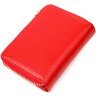 Червоний жіночий гаманець середнього розміру з натуральної шкіри з монетницею Tony Bellucci (2422013) - 2
