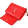 Червоний жіночий гаманець середнього розміру з натуральної шкіри з монетницею Tony Bellucci (2422013) - 3