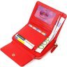 Червоний жіночий гаманець середнього розміру з натуральної шкіри з монетницею Tony Bellucci (2422013) - 4