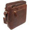Вместительная мужская сумка из винтажной кожи тёмно-коричневого цвета Ashwood K42 94230 (Великобритания) фото №2 Вместительная мужская сумка из винтажной кожи тёмно-коричневого цвета Ashwood K42 94230 (Великобритания) modnotak фото - 2