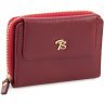 Популярний гаманець червоного кольору з натуральної шкіри з монетницьою Tony Bellucci (10792) - 1