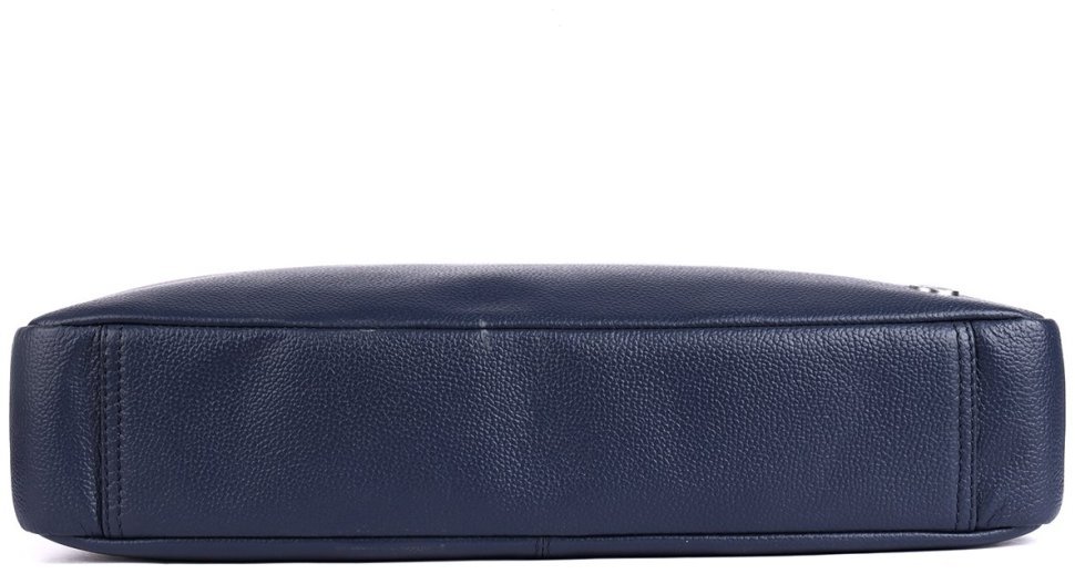 Кожаная деловая мужская сумка для ноутбука Brampton London Maven 94530 (Синего цвета, до 14") modnotak фото №8