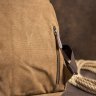 Текстильний жіночий рюкзак коричневого кольору Vintage (20196) - 2