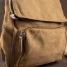 Текстильний жіночий рюкзак коричневого кольору Vintage (20196) - 8