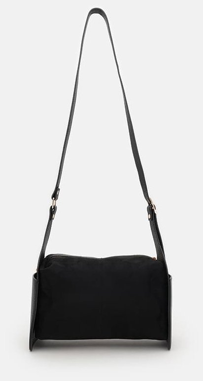 Практичная женская сумка из качественного кожзама через плечо Monsen 94630 черного цвета modnotak фото №3