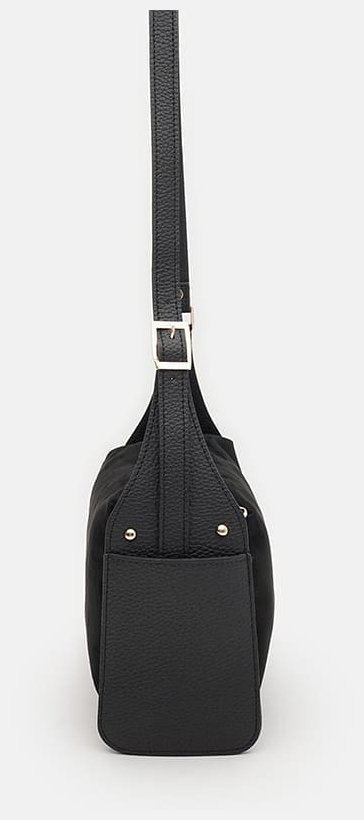 Практичная женская сумка из качественного кожзама через плечо Monsen 94630 черного цвета modnotak фото №4