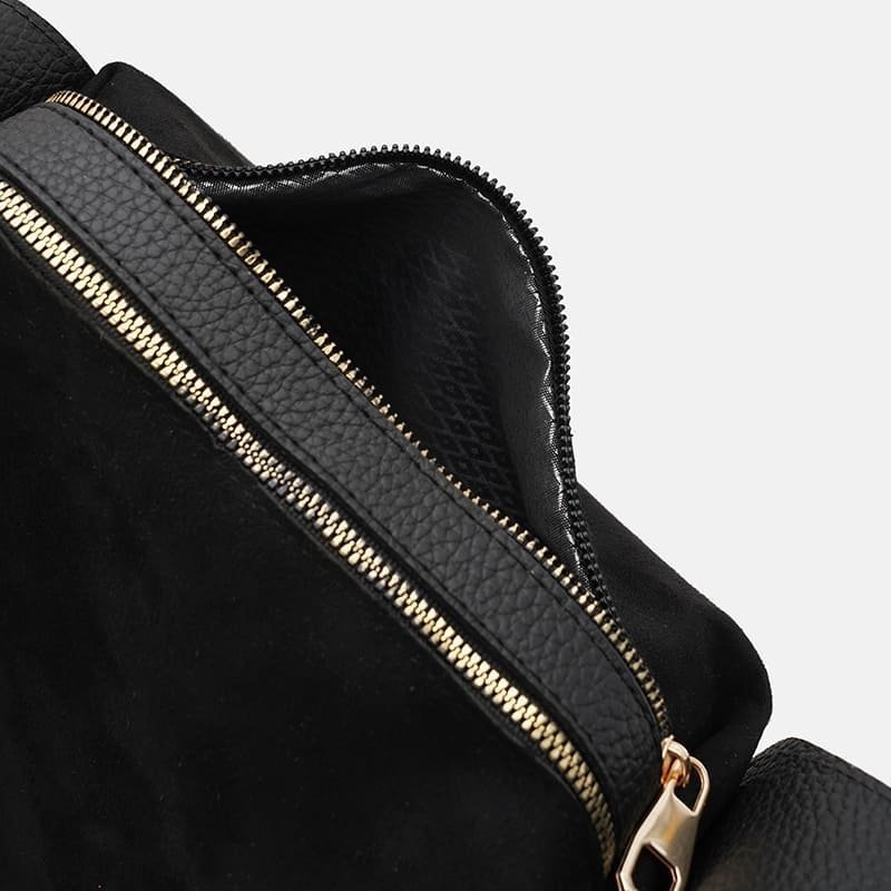 Практичная женская сумка из качественного кожзама через плечо Monsen 94630 черного цвета modnotak фото №5