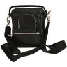 Оригинальная мужская сумка-барсетка из черной кожи Vip Collection (21100) - 1