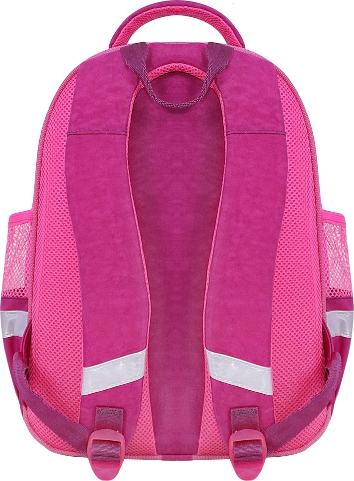 Шкільний рюкзак для дівчаток малинового кольору з однорогом Bagland (55330)