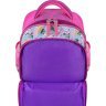 Шкільний рюкзак для дівчаток малинового кольору з однорогом Bagland (55330) - 6