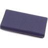 Синій гаманець зі шкірозамінника на магнітній кнопці Kivi (17930) - 3