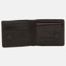 Стильний чоловічий шкіряний гаманець коричневого кольору на магнітах Ricco Grande 65630 - 4