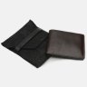 Стильний чоловічий шкіряний гаманець коричневого кольору на магнітах Ricco Grande 65630 - 5
