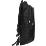 Недорогий чоловічий рюкзак для роботи або навчання з чорного поліестеру Remoid (21472) - 3