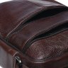 Чоловічі шкіряні сумки через плече в коричневому кольорі Borsa Leather (21395) - 4