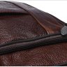 Чоловічі шкіряні сумки через плече в коричневому кольорі Borsa Leather (21395) - 5