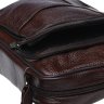 Чоловічі шкіряні сумки через плече в коричневому кольорі Borsa Leather (21395) - 7
