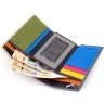 Кожаный женский кошелек в разноцветном окрасе с фиксацией на магниты ST Leather 1767330 - 6